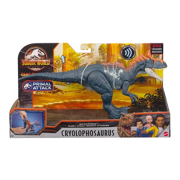 Jurassic World Primal Attack Cryolophosaurus Sound Strike Dinosaur Mattel for sale online 