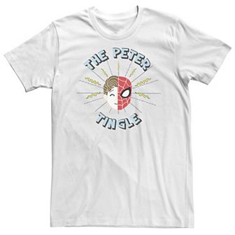 Big & Tall Marvel Spider-Man Far From Home Peter Tingle Graphic Tee