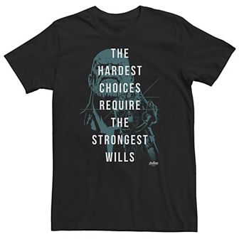Big & Tall Marvel Infinity War Thanos Strongest Wills Tee