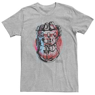 Big & Tall Marvel Infinity War Tech Gauntlet Outline Tee