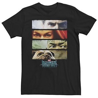 Big & Tall Marvel Inhumans TV Series Royal Family Glaring Eyes Tee