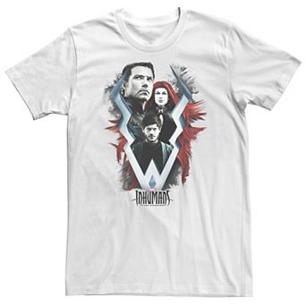 Big & Tall Marvel Inhumans TV Series Black Bolt Medusa Maximus Tee