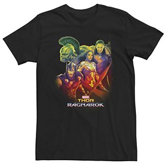Big & Tall Marvel Thor Ragnarok Hulk Loki Valkyrie Revengers Tee