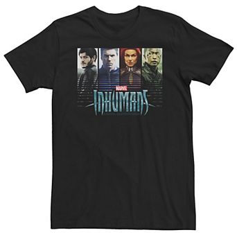 Big & Tall Marvel Inhumans TV Series The Royal Family Shutter Tee