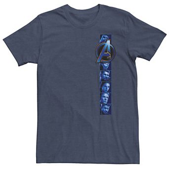 Big & Tall Marvel Avengers Endgame Hero Vertical Shot Tee