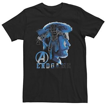 Big & Tall Marvel Avengers Endgame Thor Silhouette Poster Tee