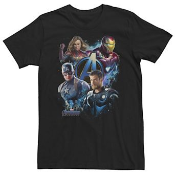 Big & Tall Marvel Avengers Strong Team Group Shot Tee