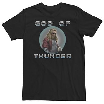 Big & Tall Marvel Avengers: Endgame Thor God Of Thunder Graphic Tee