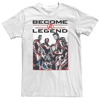 Big & Tall Marvel Avengers Endgame Become A Legend Tee