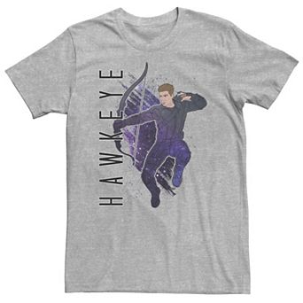 Big & Tall Marvel Avengers Endgame Hawkeye Galaxy Painted Tee