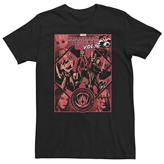 Big & Tall Marvel Guardians of the Galaxy Vol. 2 Poster Tee