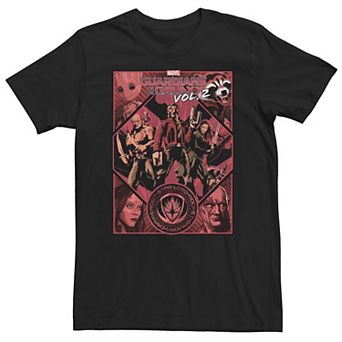 Big & Tall Marvel Guardians of the Galaxy Vol. 2 Poster Tee