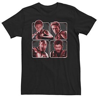 Big & Tall Marvel Avengers Hero Box Up Group Shot Tee