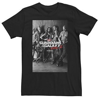 Big & Tall Marvel Guardians of the Galaxy Vol. 2 Group Shot Poster Tee