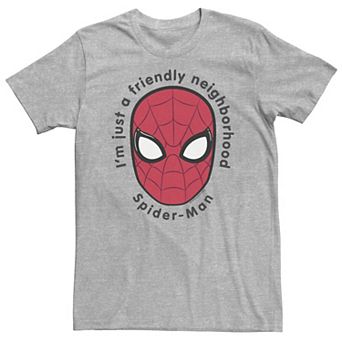 Big & Tall Marvel Spider-Man Far From Home Friendly Neighborhood Hero Tee