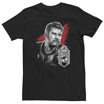 Big & Tall Marvel Avengers Endgame Thor Tag Poster Tee