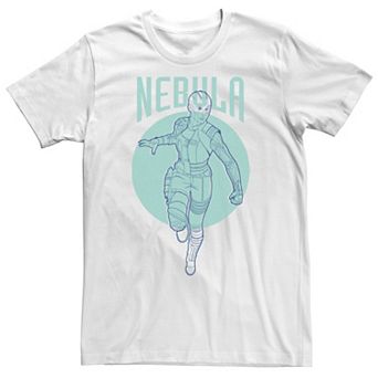 Big & Tall Marvel Avengers Endgame Nebula Outline Poster Tee