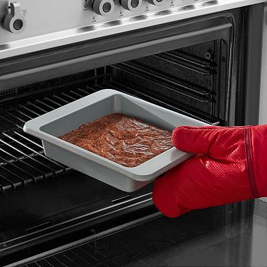 KitchenAid KE961OSNSA Nonstick Aluminized Steel 9-in. Square Cake Pan