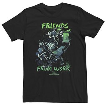 Big & Tall Marvel Thor Ragnarok Hulk Heroes From Work Pop Neon Tee