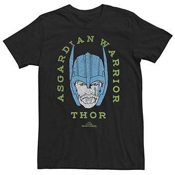 Big & Tall Marvel Thor Ragnarok Asgardian Warrior Vintage Neon Tee