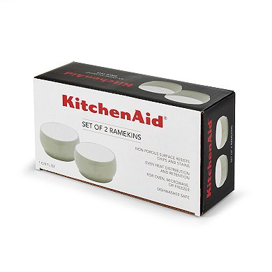 KitchenAid KQ998BX Vitrified Stoneware 2-pc. Ramekin Set