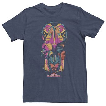 Big & Tall Marvel Thor Ragnarok Hulk Valkyrie Neon Pop Tee