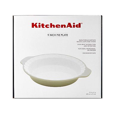 KitchenAid KQ995BX Vitrified Stoneware 9-in. Pie Plate