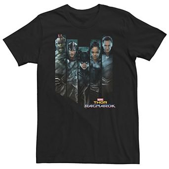 Big & Tall Marvel Thor Ragnarok Group Shot Panels Tee