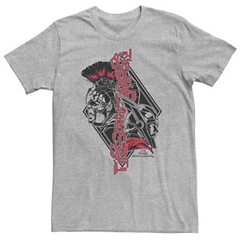 Big & Tall Marvel Thor, Ragnarok & Hulk Back-to-Back Head-to-Head Tee