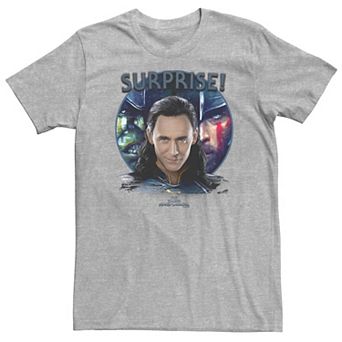 Big & Tall Marvel Thor Ragnarok Loki Surprise! Shadows Tee