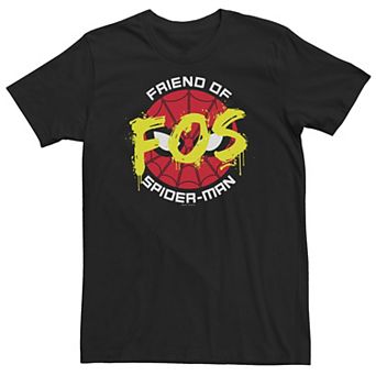 Big & Tall Marvel Spider-Man Far From Home Friends Of Spider-Man Graphic Tee