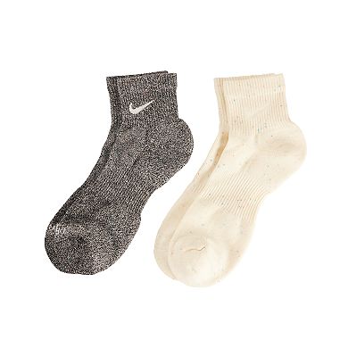Men's Nike Everyday Plus Cushioned Training Ankle 2-Pack Socks 