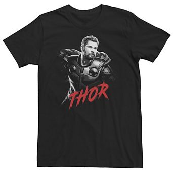 Big & Tall Marvel Avengers Endgame Thor Tonal Portrait Tee