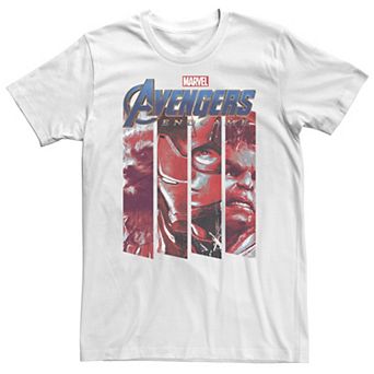 Big & Tall Marvel Avengers Endgame Red Tint Panels Tee