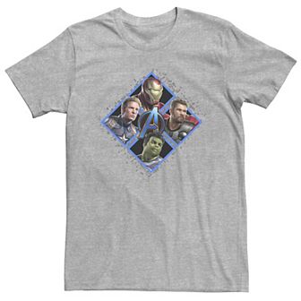 Big & Tall Marvel Avengers Endgame Triangle Head Shot Tee
