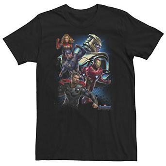 Big & Tall Marvel Avengers Endgame Thano's Enemies Poster Tee