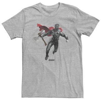 Big & Tall Marvel Avengers Endgame Thor Spray Paint Tee