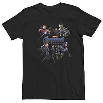 Big & Tall Marvel Avengers Endgame Heroes Logo Tee