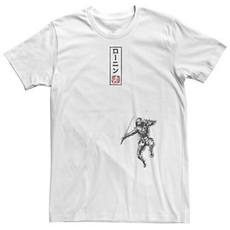 Big & Tall Marvel Ronan Jump Kanji Text Tee
