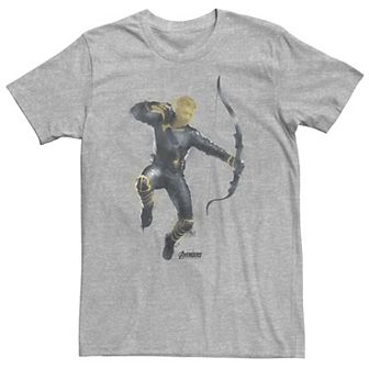Big & Tall Marvel Avengers Endgame Haweye Spray Paint Tee