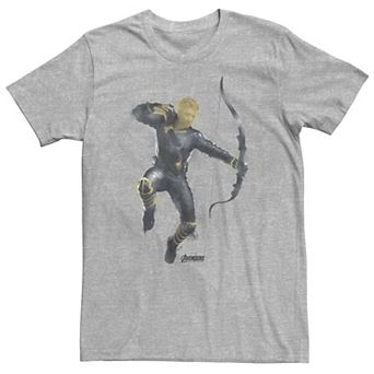Big & Tall Marvel Avengers Endgame Haweye Spray Paint Tee