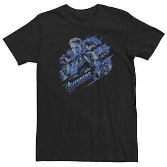Big & Tall Marvel Avengers Endgame Quantum Suits Ornate Group Shot Tee