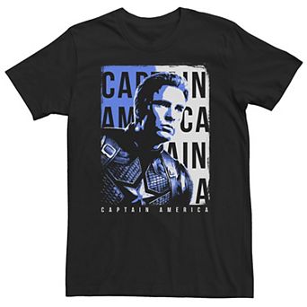 Big & Tall Marvel Avengers Cap Poster Tee