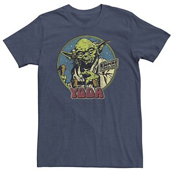 Big & Tall Star Wars Vintage Yoda Logo Tee