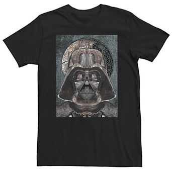 Big & Tall Star Wars Sith Lord Stained Glass Portrait Tee