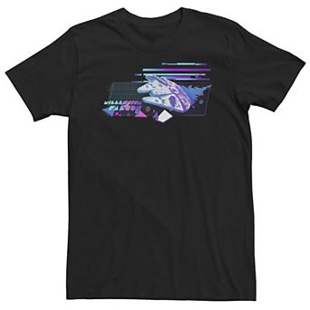 Big & Tall Star Wars Geometric Retro Falcon Tee