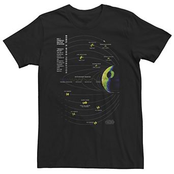 Big & Tall Star Wars DS One Schematic Tee