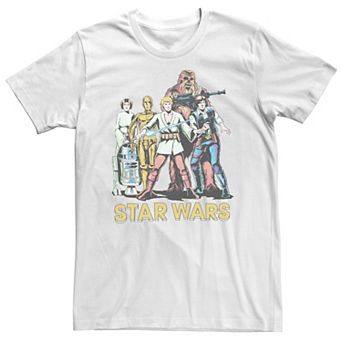 Big & Tall Star Wars Retro Hope Group Tee