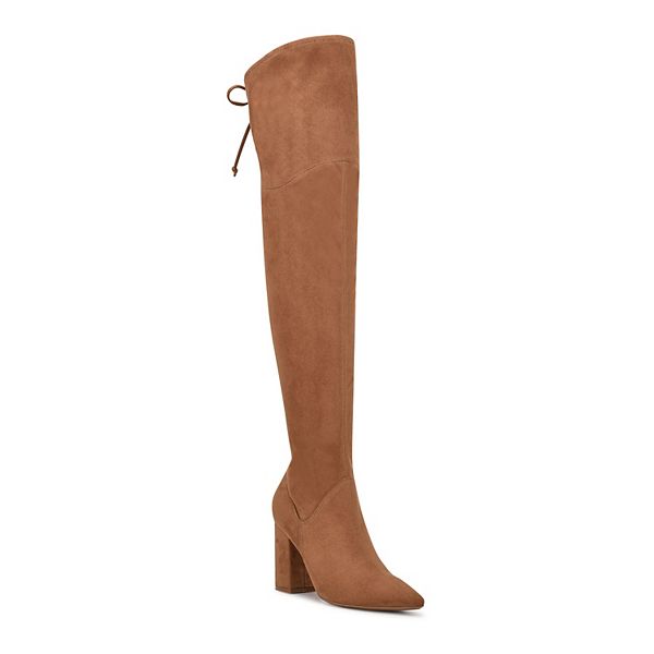 Nine West Womens Blogger Suede Harness Boot