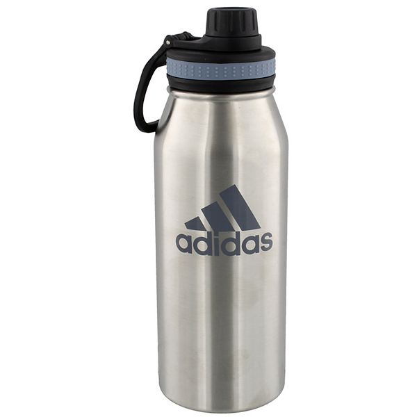 Adidas 32 oz Stainless Steel Water Bottle - Black/Silver